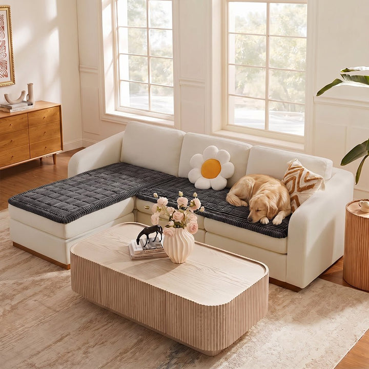 Waterproof Lazy Soft Flannel Breathable Pet Mat Non-slip Sectional Couch Cover - Pawtique