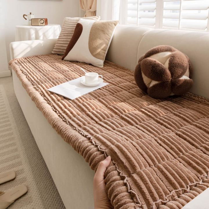 Waterproof Lazy Soft Flannel Breathable Pet Mat Non-slip Sectional Couch Cover - Pawtique