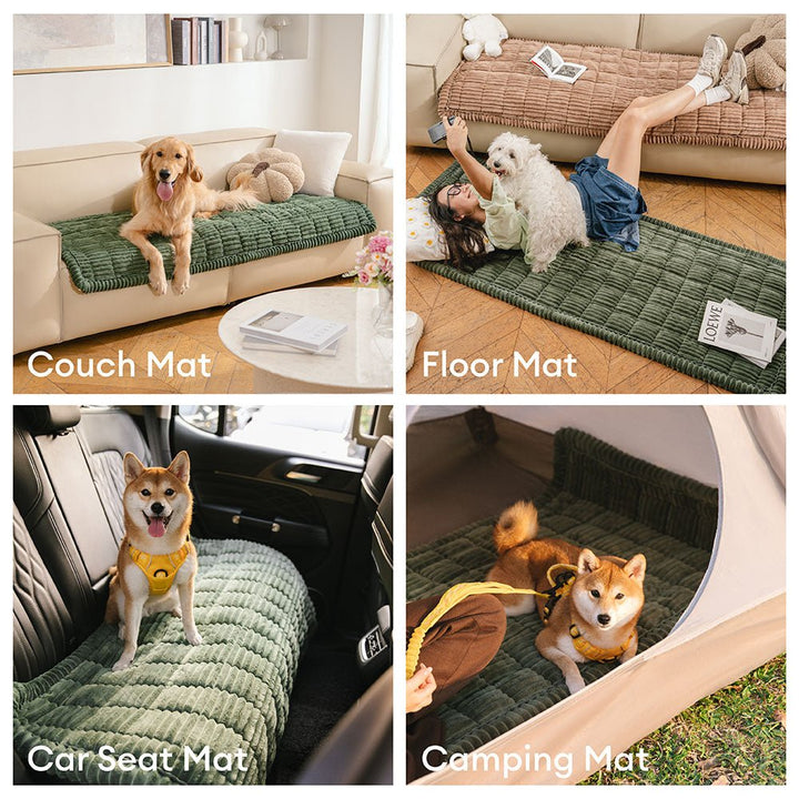 Waterproof Lazy Soft Flannel Breathable Pet Mat Non-slip Sectional Couch Cover - Pawtique