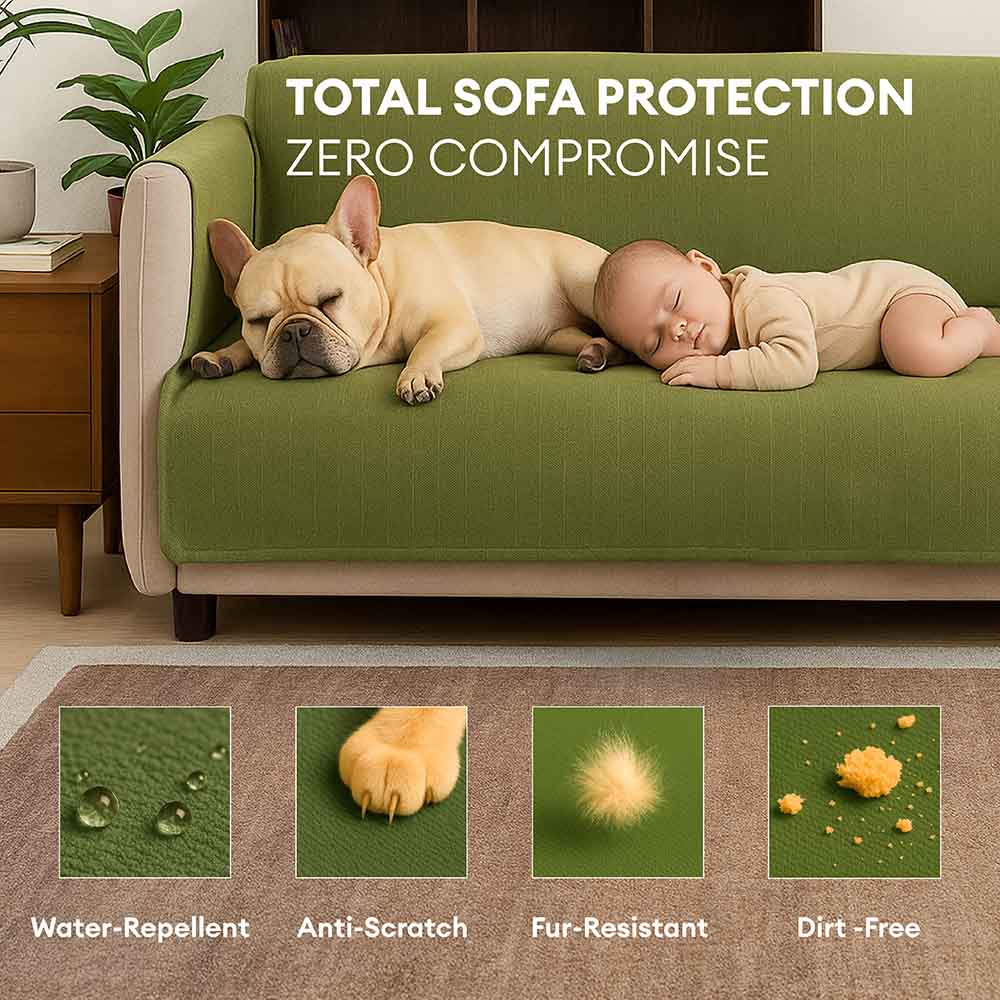 Waterproof Non-Slip Furniture Protector One-Piece Pet Couch Cover-Slipsafe - Pawtique
