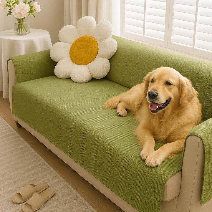 Waterproof Non-Slip Furniture Protector One-Piece Pet Sectional Couch Cover-Slipsafe - Pawtique