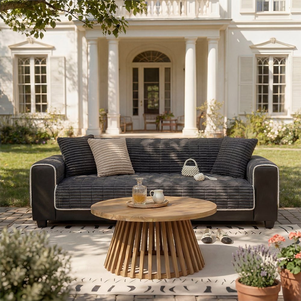 Waterproof One-Piece Cozy Flannel Sofa Protection Non-Slip Outdoor Couch Cover - Pawtique