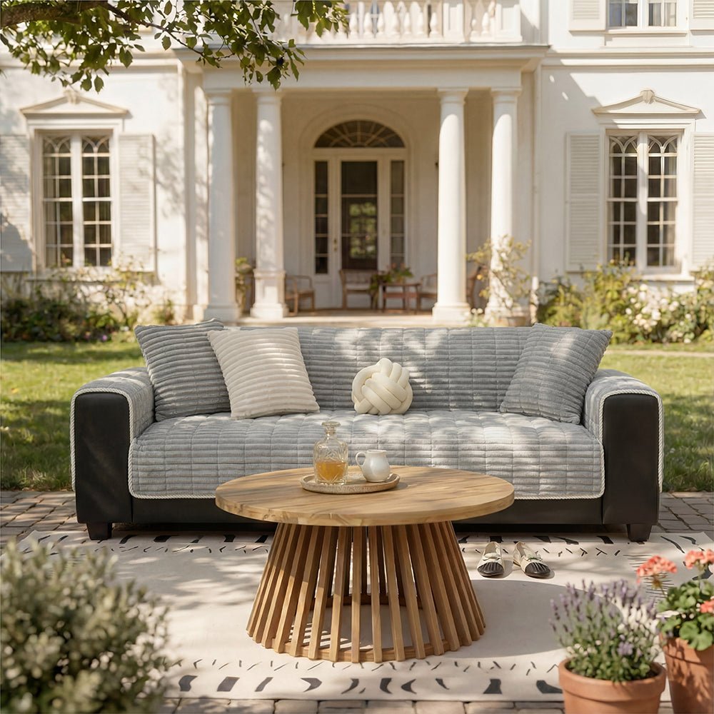 Waterproof One-Piece Cozy Flannel Sofa Protection Non-Slip Outdoor Couch Cover - Pawtique