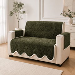 Wavelle Waterproof Plush Velvet Pet Couch Cover - Pawtique