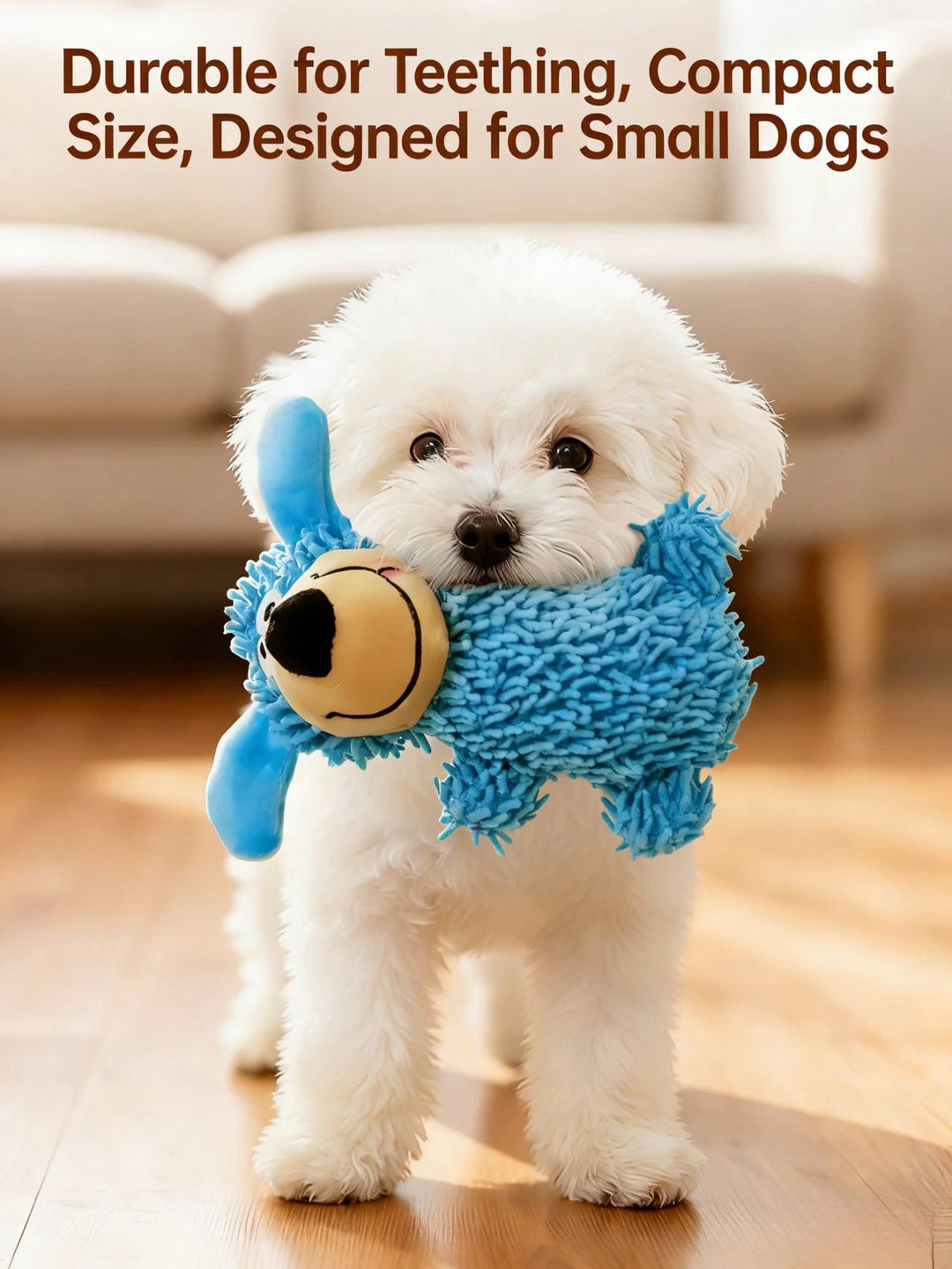 Weird - squeaking Mop Chenille Dog Toy – Playful &amp; Teeth - Friendly! - Pawtique