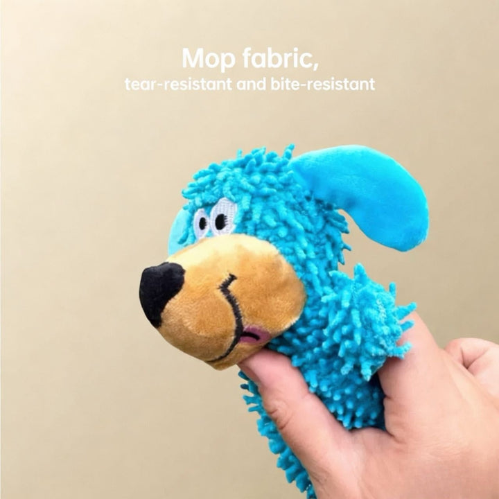 Weird - squeaking Mop Chenille Dog Toy – Playful &amp; Teeth - Friendly! - Pawtique